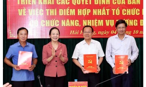 Hải Phòng thí điểm hợp nhất các cơ quan có nhiệm vụ tương đồng ở cấp quận, huyện